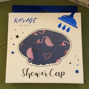 Brand new RAVAGE flamingo shower cap